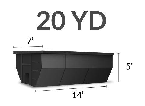 20 Yard Dumpster available for rent