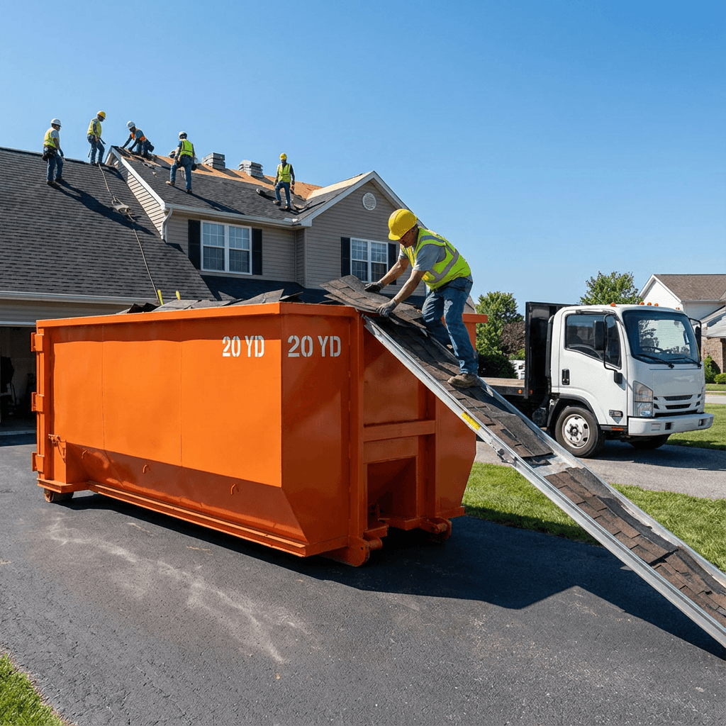 20 Yard Dumpster available for rent