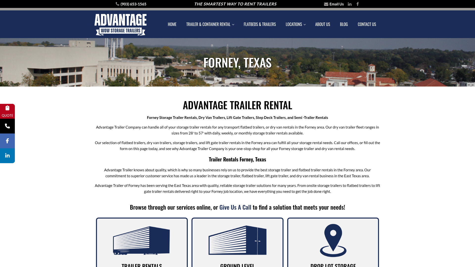 Advantage Trailer Rentals - Forney