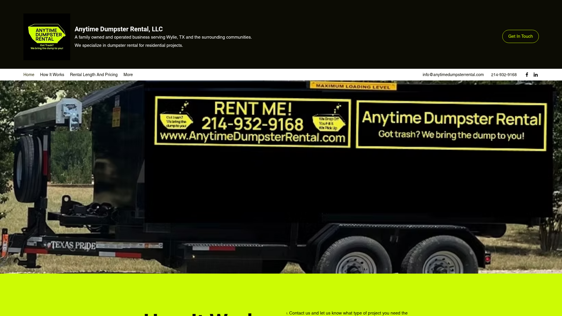 Anytime Dumpster Rental