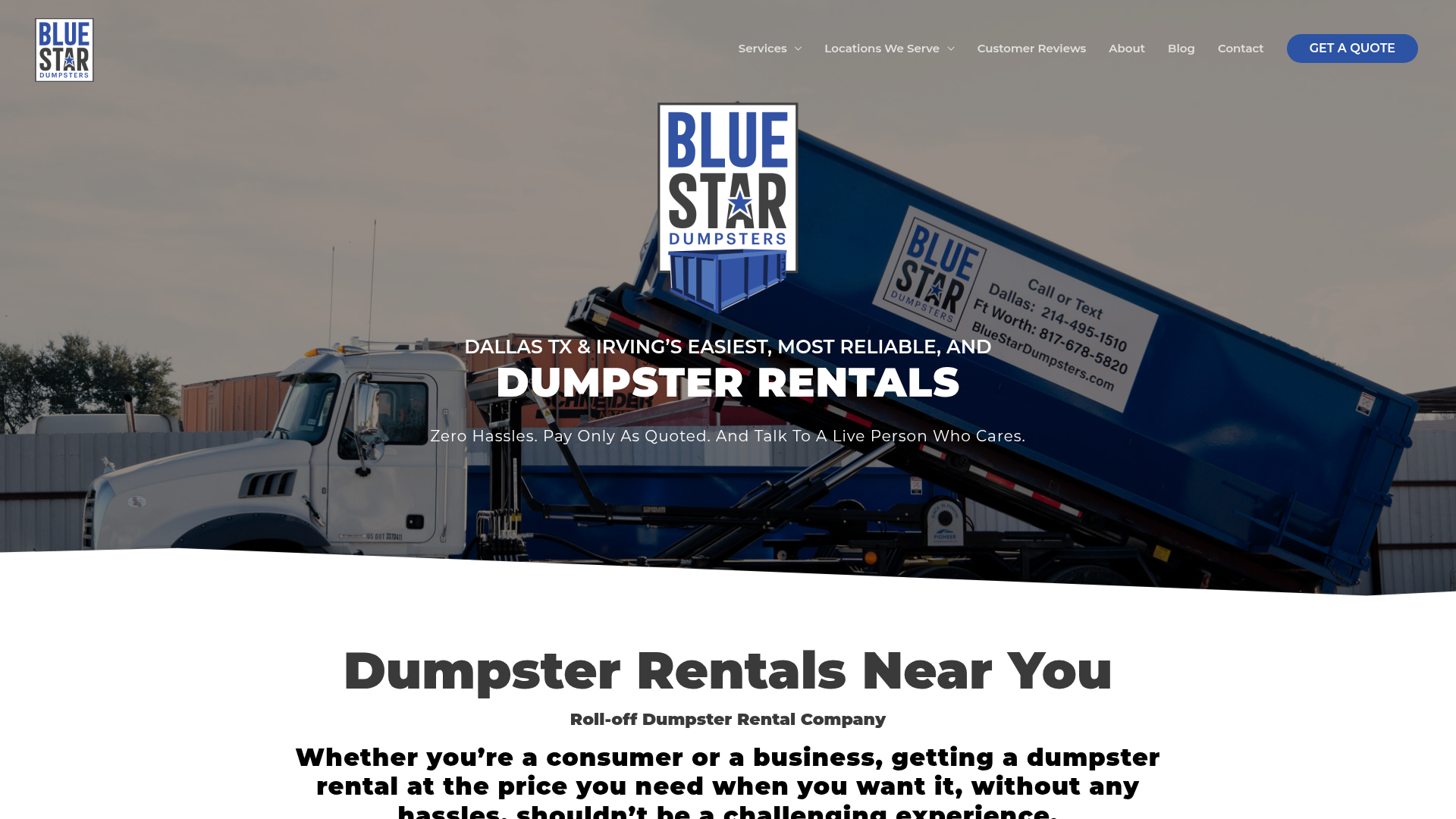 Blue Star Dumpsters