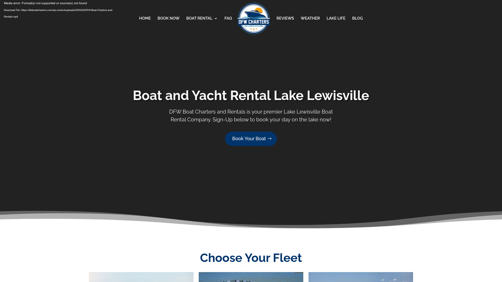 DFW Boat Charters and Rentals - Lake Grapevine