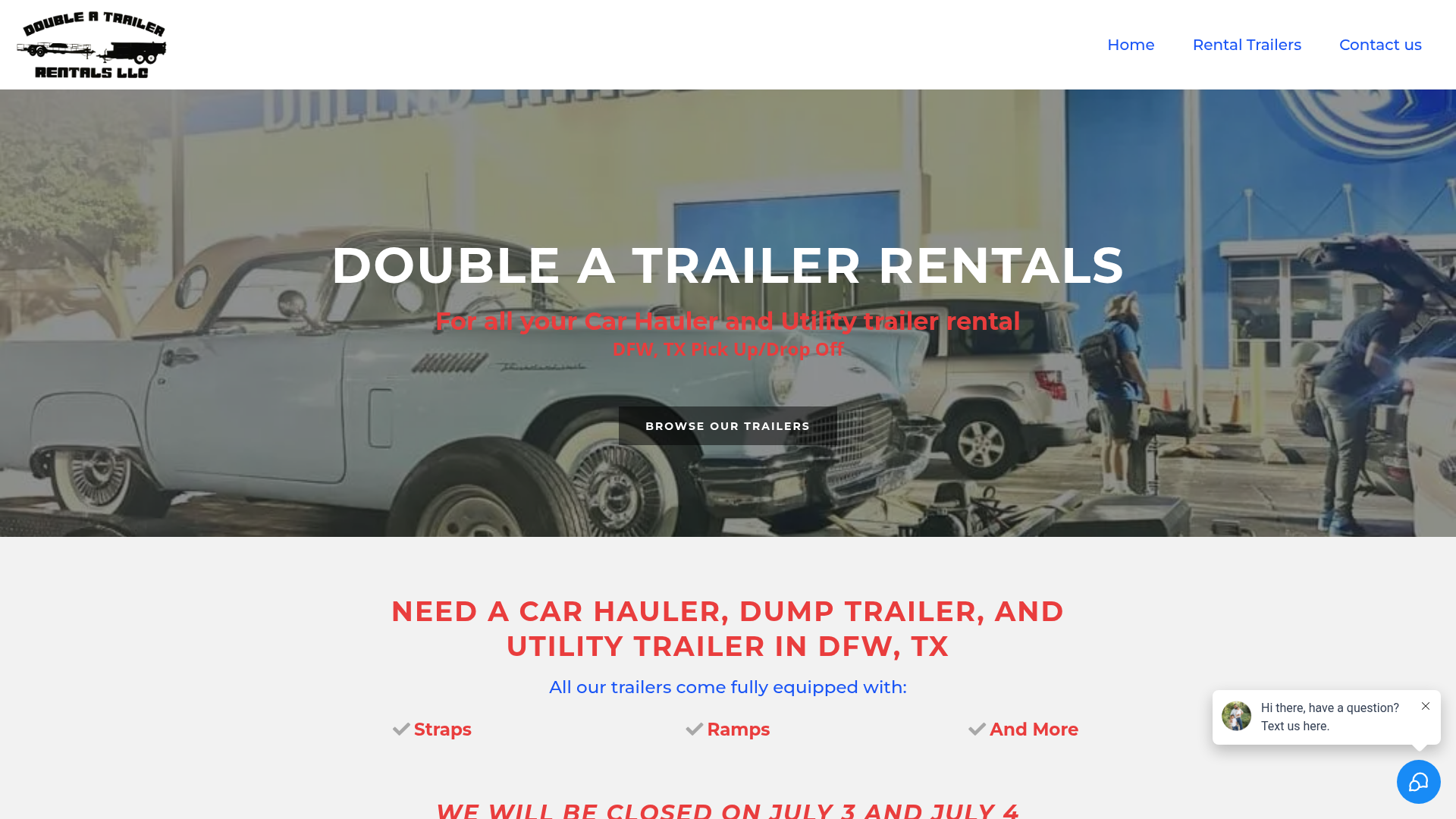 Double A Trailer Rentals