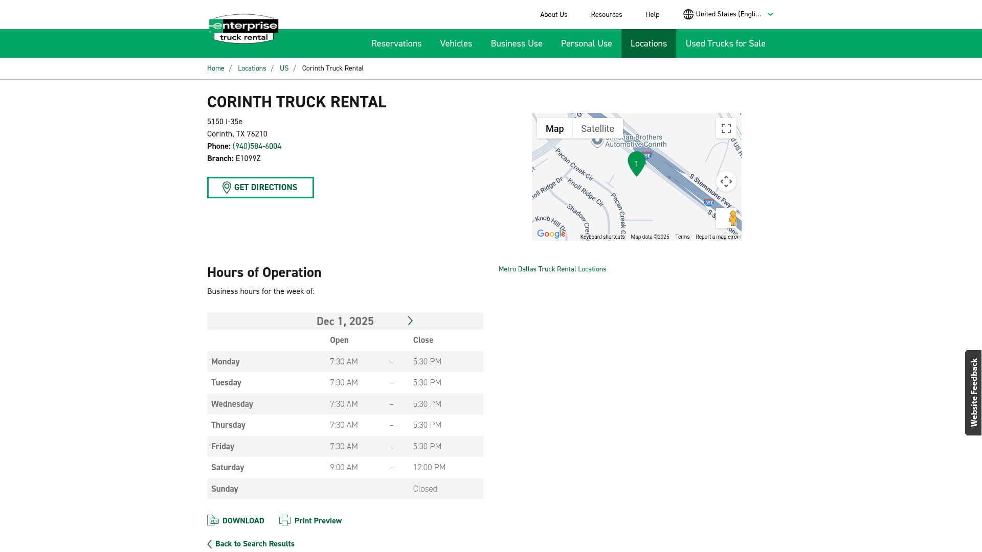 Enterprise Truck Rental