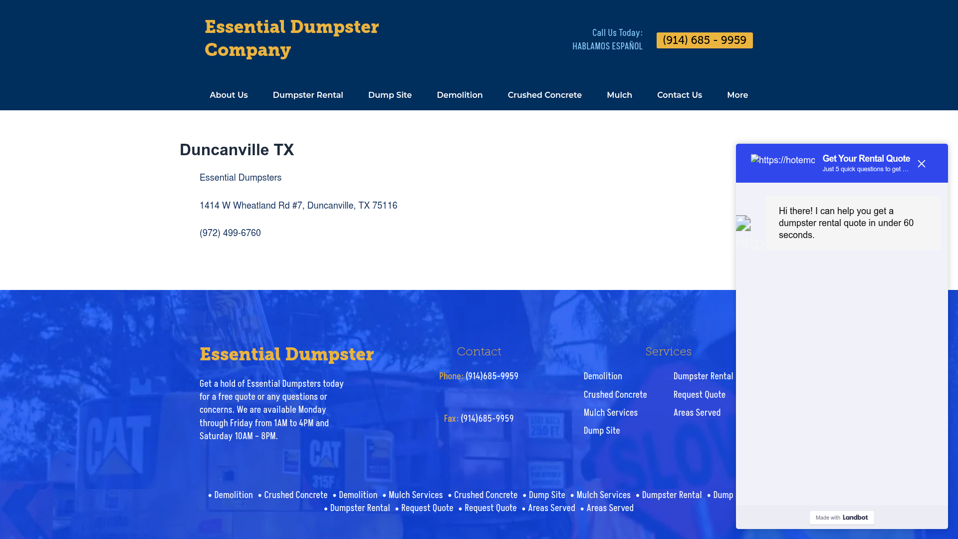 Essential Dumpsters/ LDR