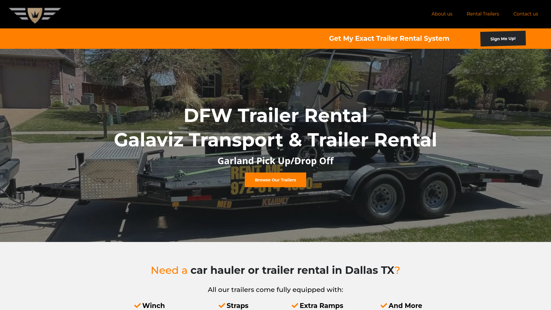 Galaviz Trailer Rental