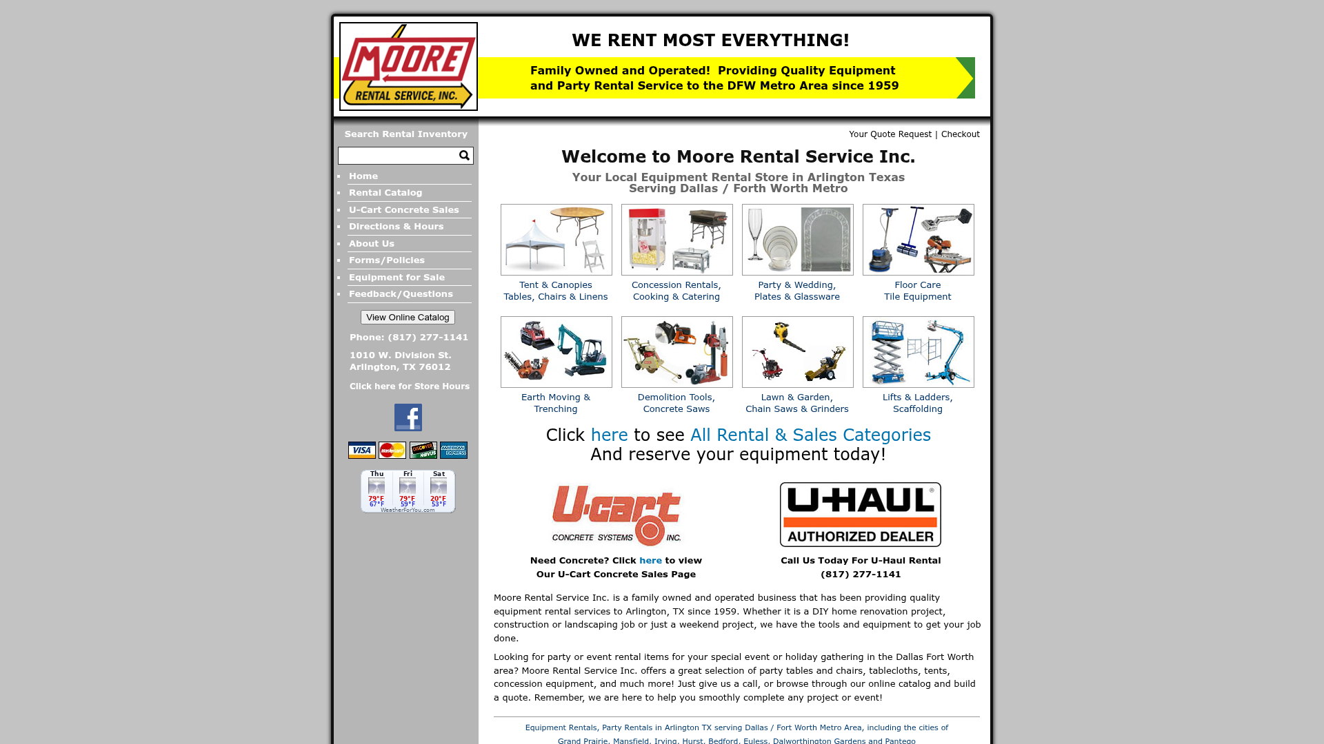 Moore Rental Service Inc