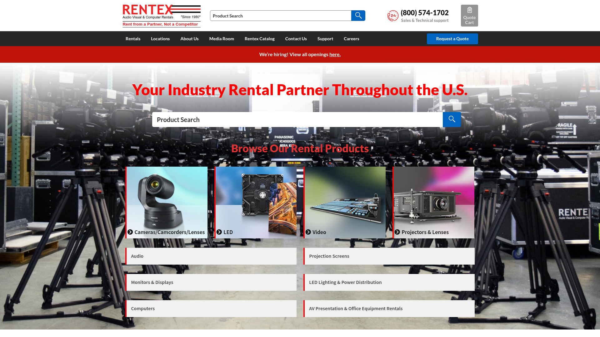 Rentex Audio Visual & Computer Rentals - Dallas, TX