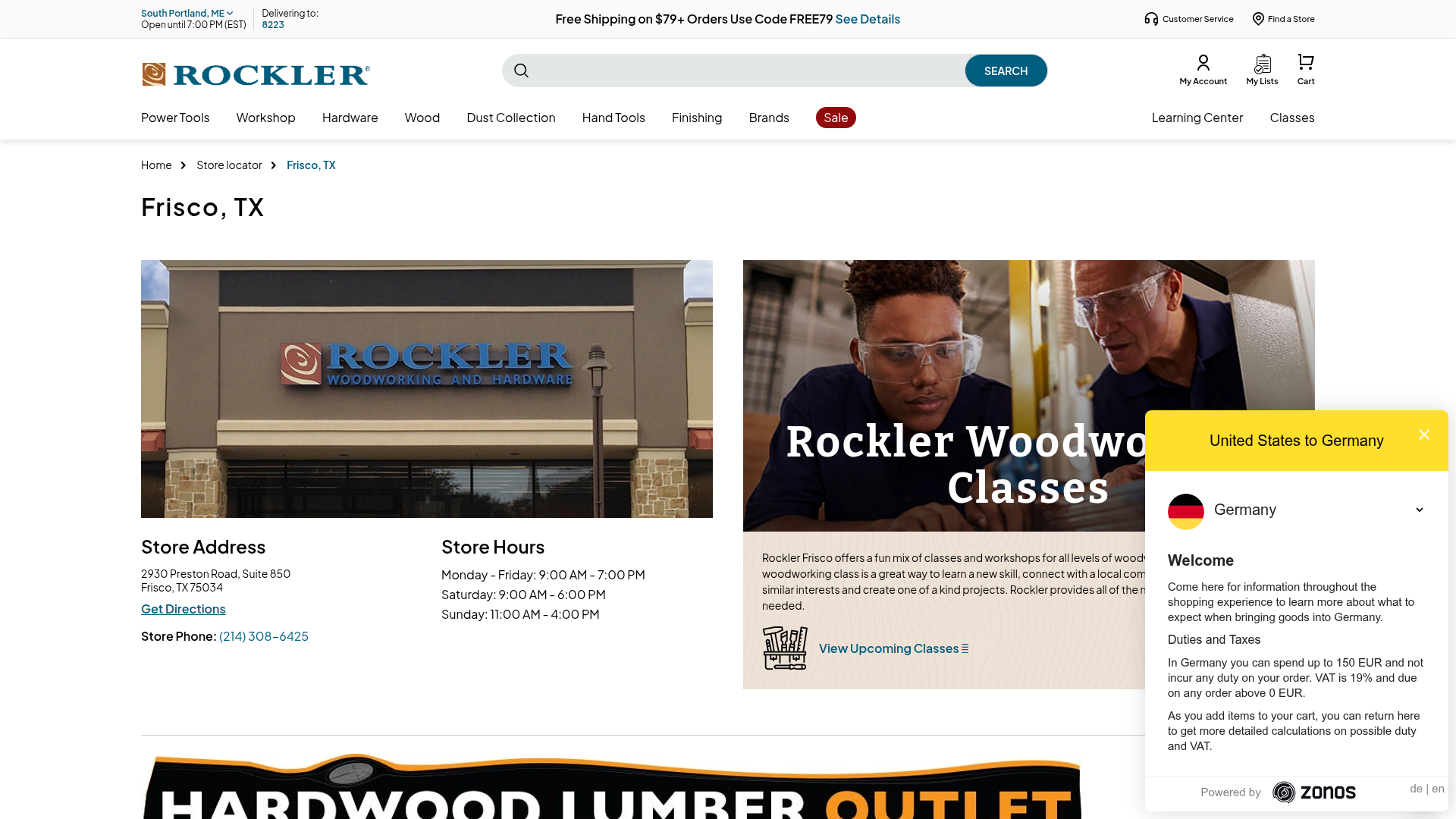 Rockler Woodworking and Hardware - Frisco