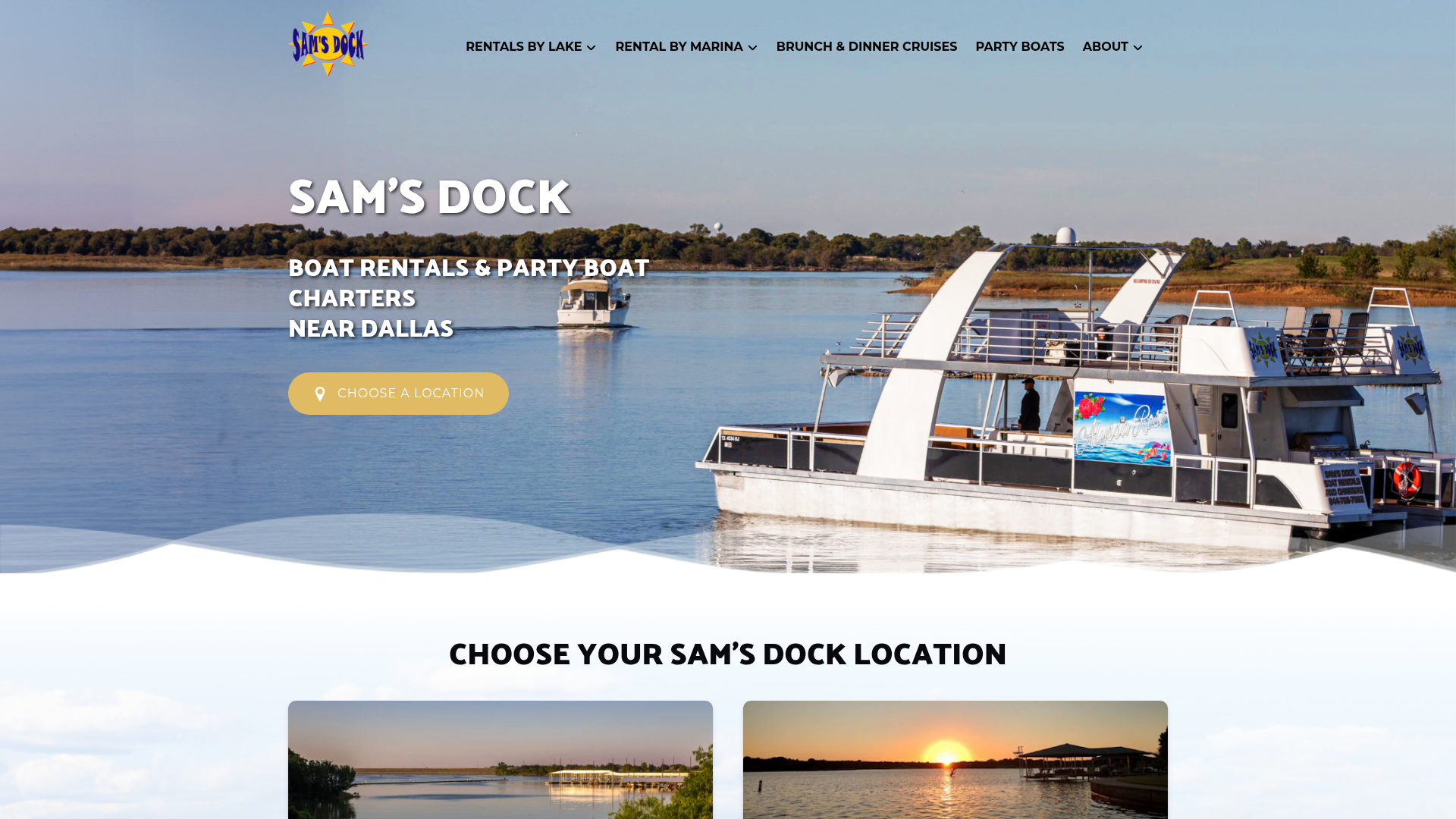 Sam's Dock Boat Rentals & Party Barges