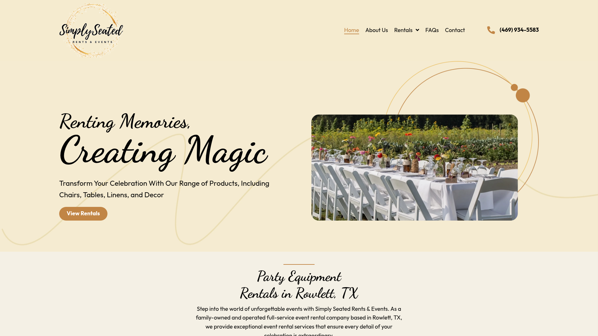 Simply Seated Rents & Events