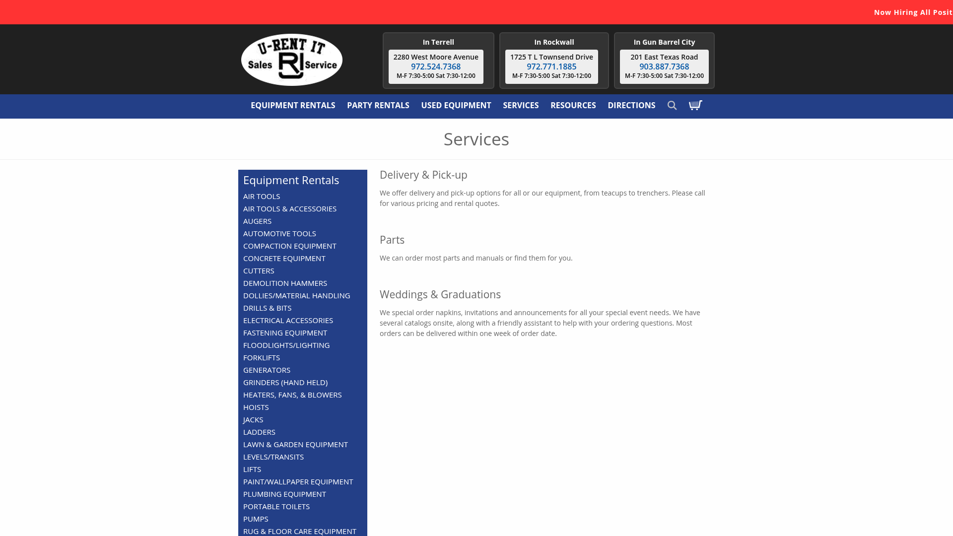 U Rent It Sales & Service