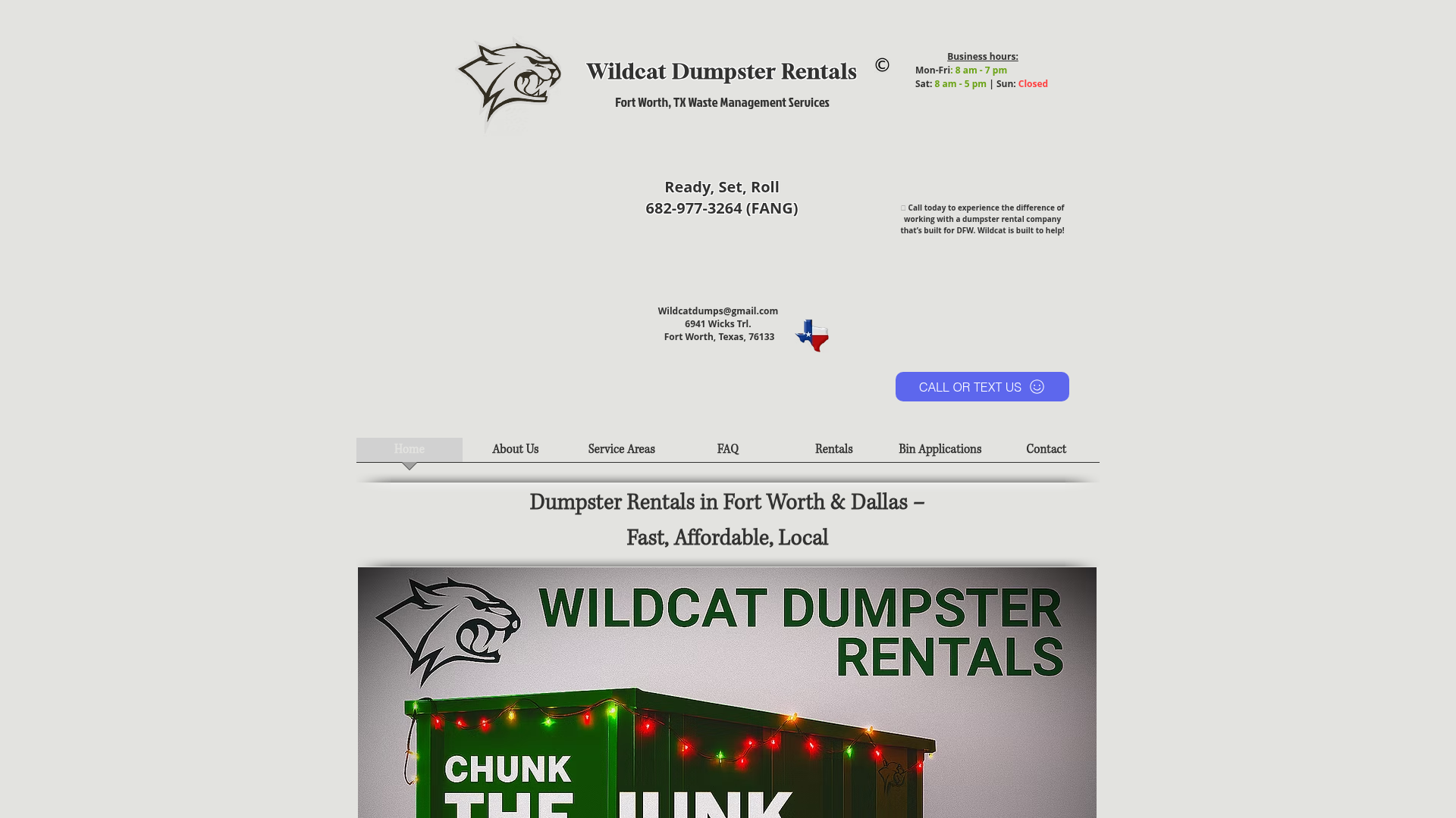 Wildcat Dumpster Rentals - Fort Worth Roll Offs