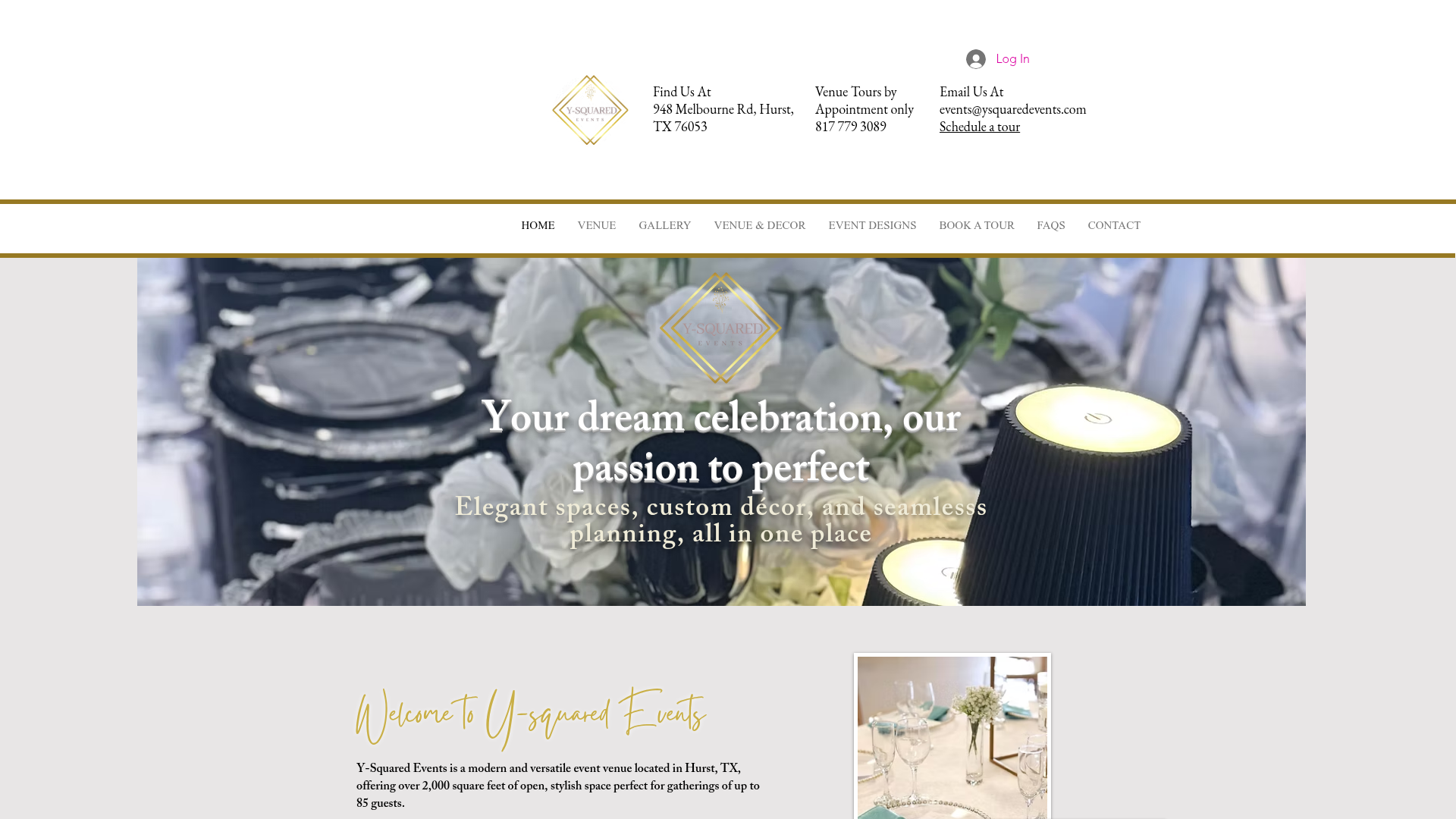 Y-Squared Event Venue